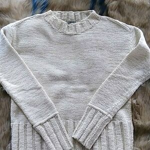 J. Crew cream beach sweater XS